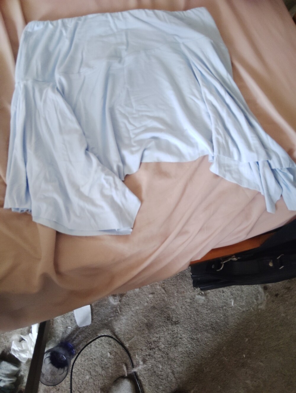 Light Blue Flowy Skirt